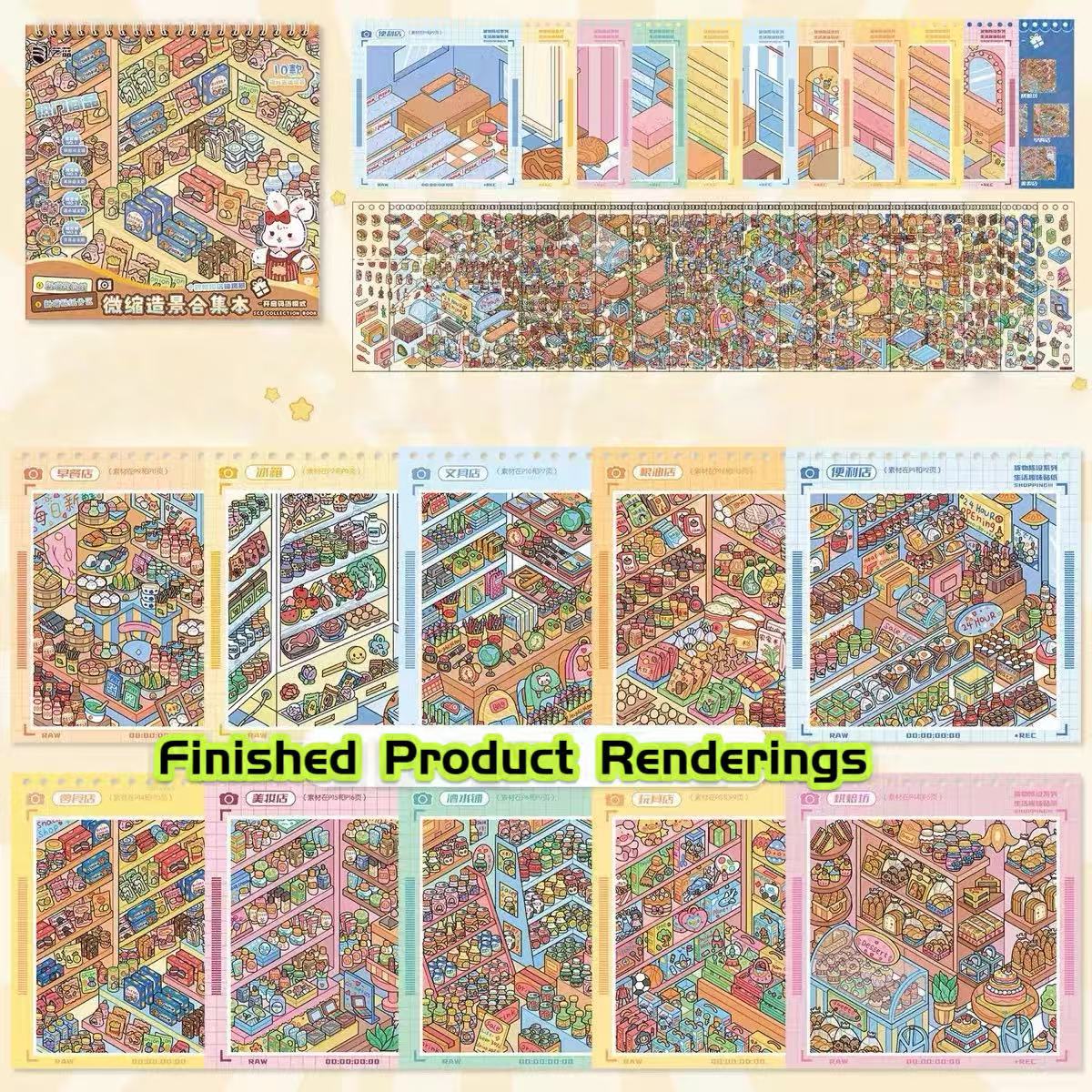 Restocking Sticker Book Collection