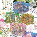 3D Sticker Scene Cooking Kitchen Secret Realms Laboratory Wardrobe