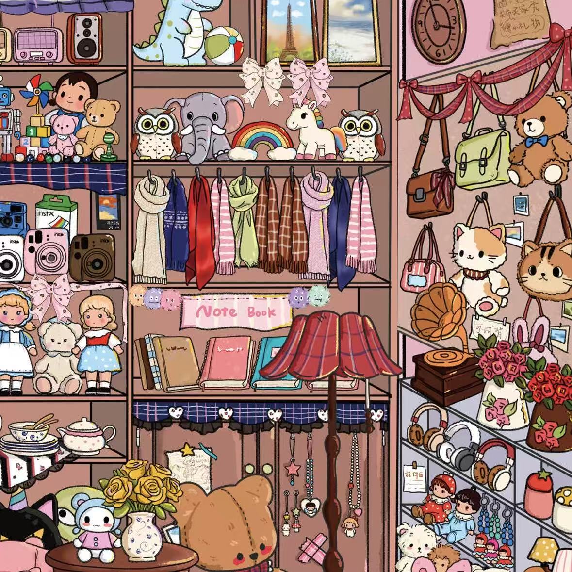 Cultural & Creative Goods Shop & The Dream Snack Shop Sticker Scene