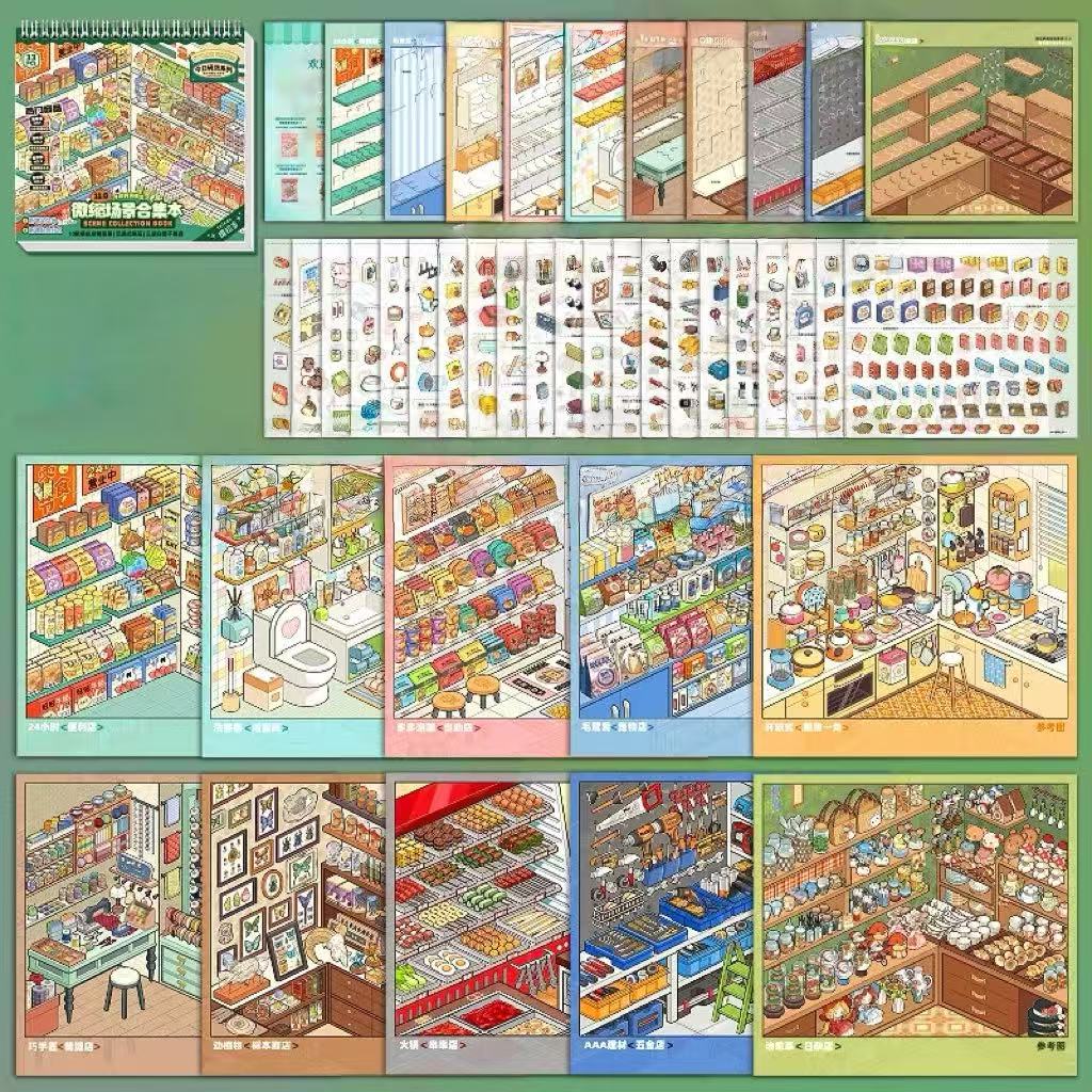 Restocking Sticker Book Collection
