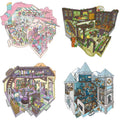 Metting Roses Stardust At Fingertips Snug Villa 3D Scene Sticker