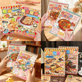Yummy Cook Delicious Food Sticker Book Fun Kitchen