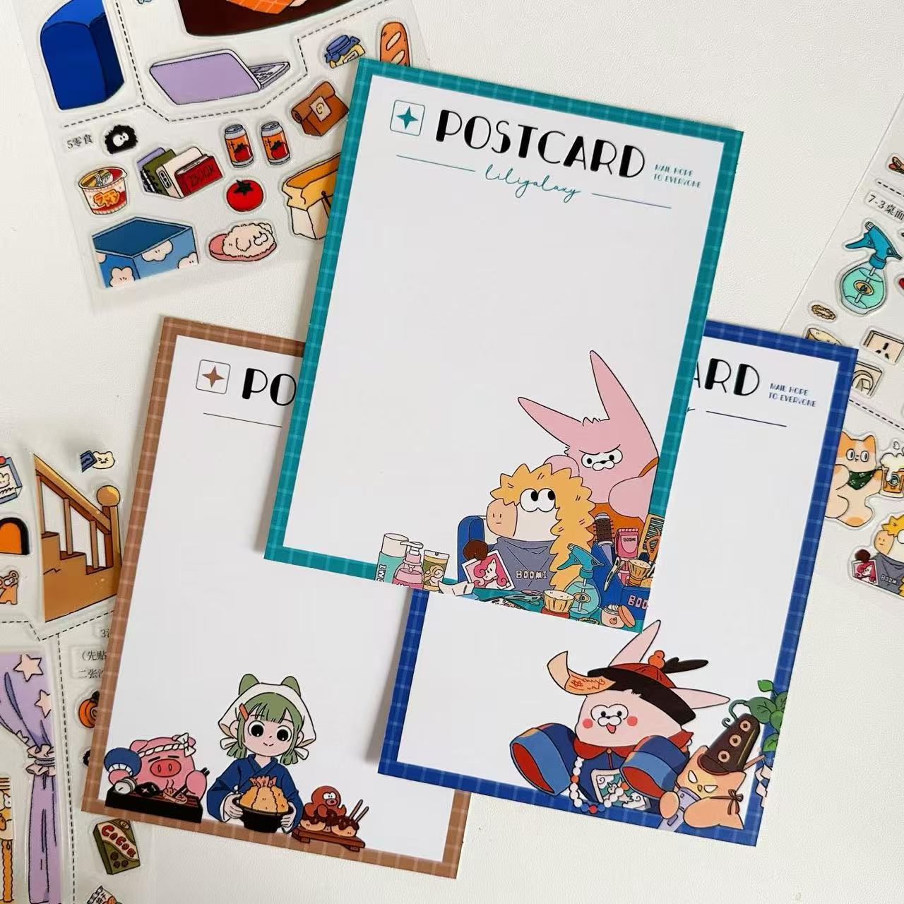 Mini Postcard DIY 3D Scene Stickers