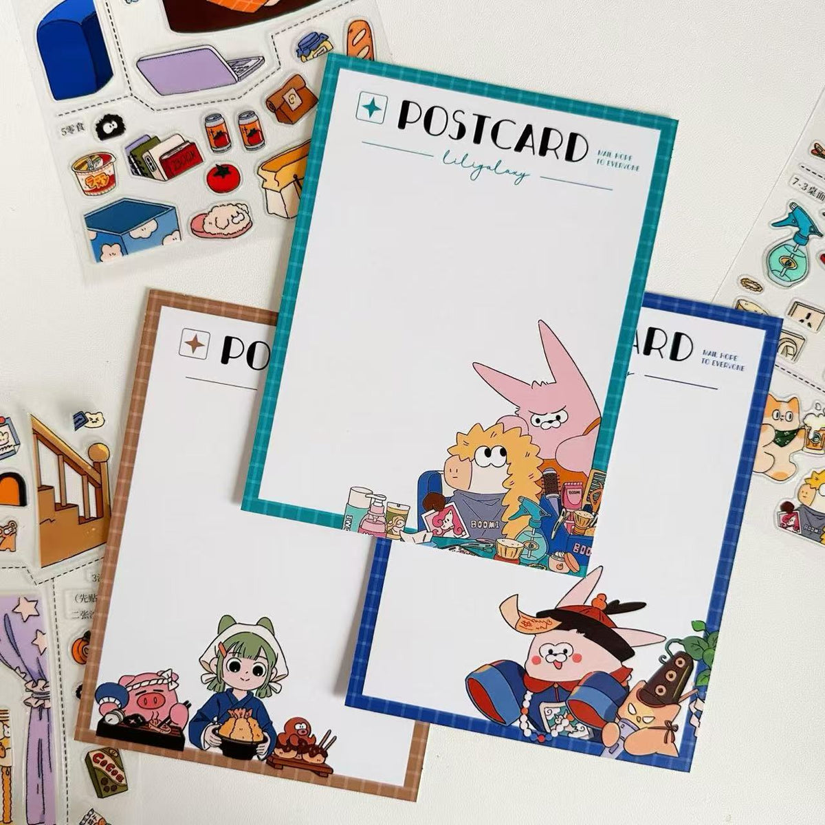 Mini Postcard DIY 3D Scene Stickers