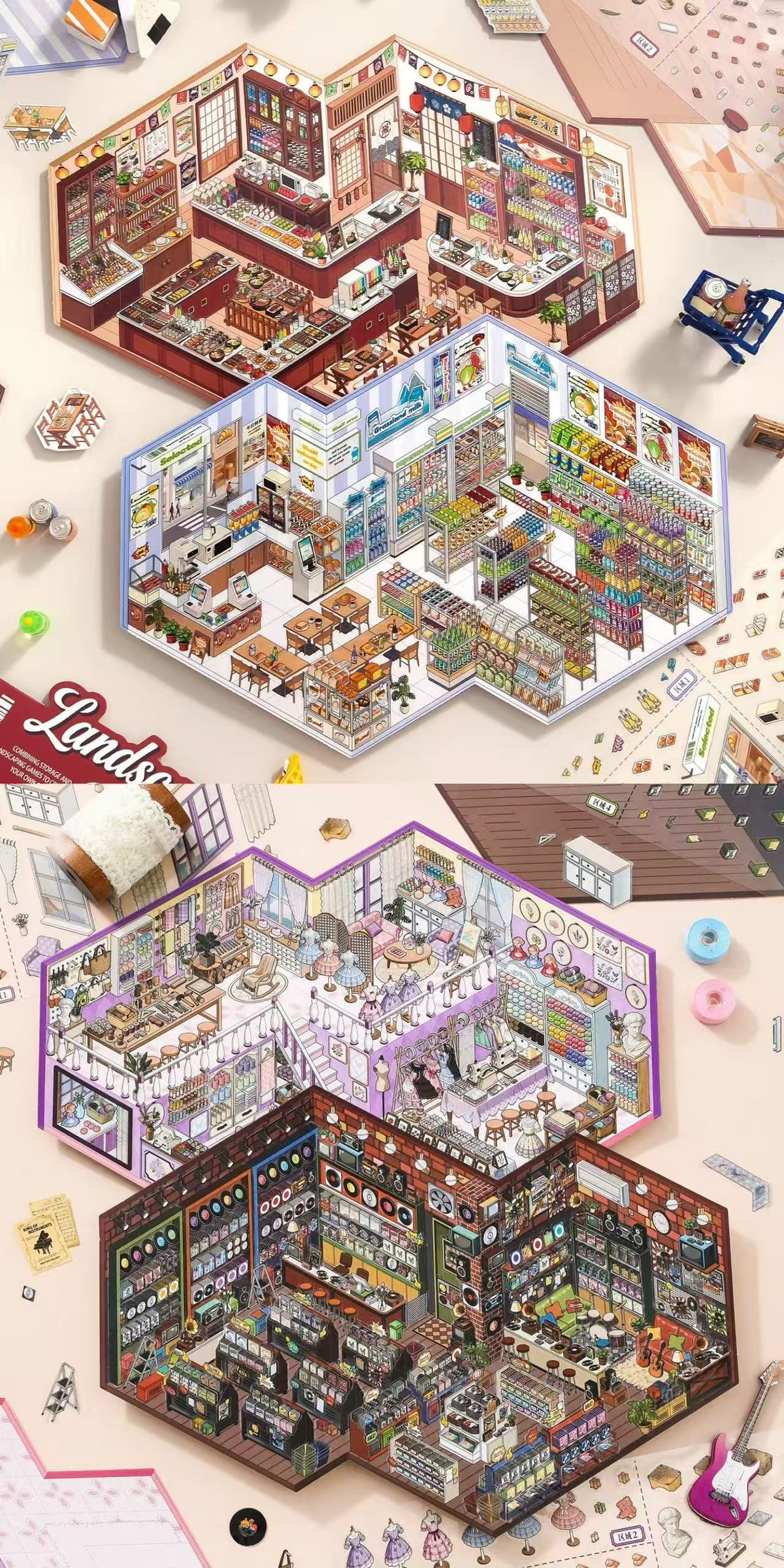 Create Your Own Different Shops with Stickers