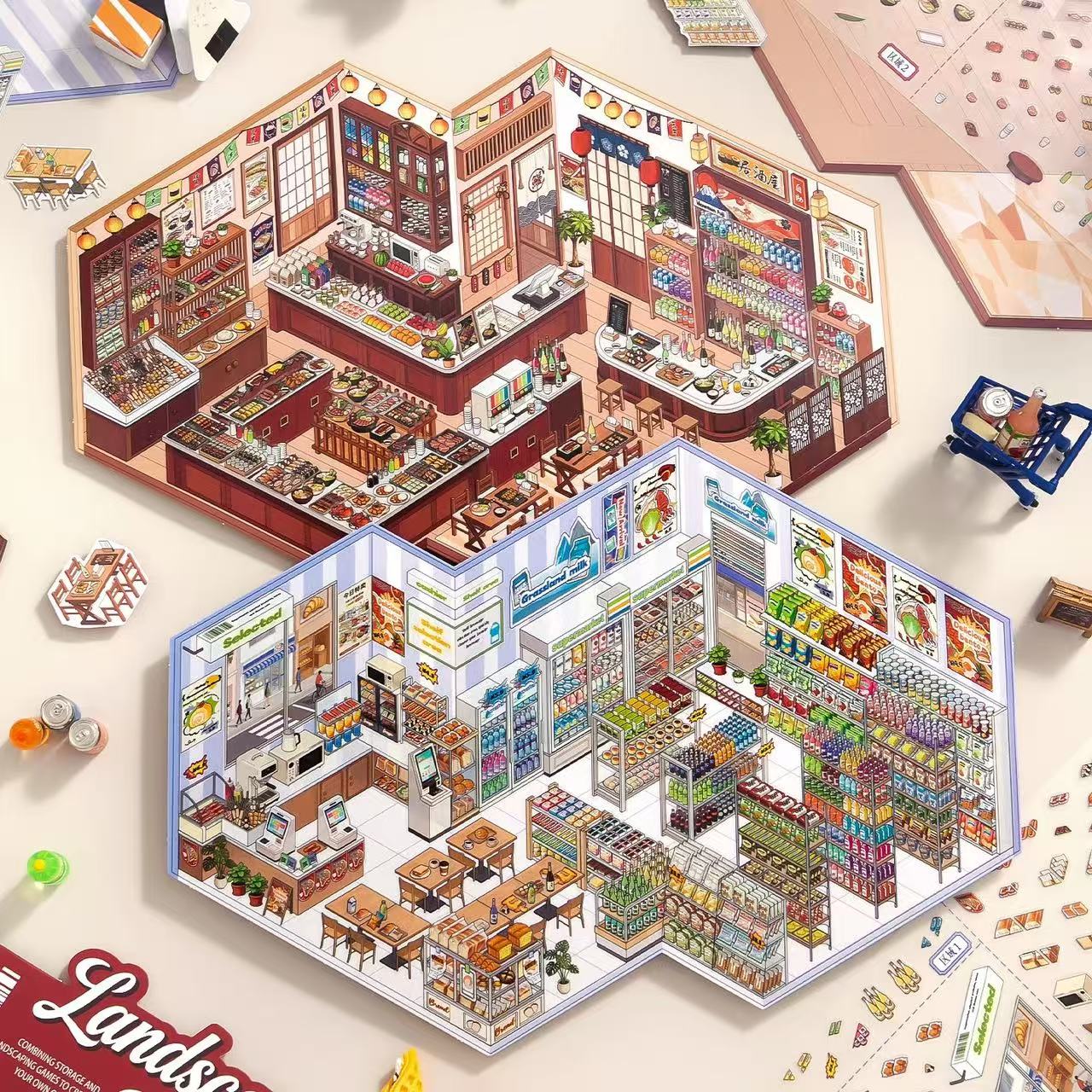 Create Your Own Different Shops with Stickers