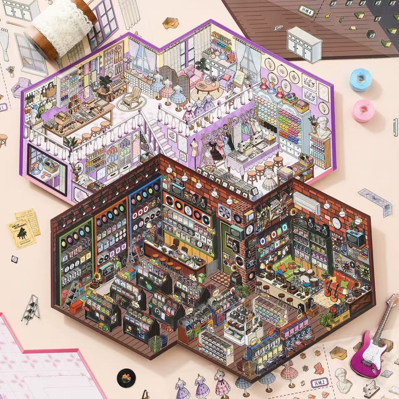 Create Your Own Different Shops with Stickers