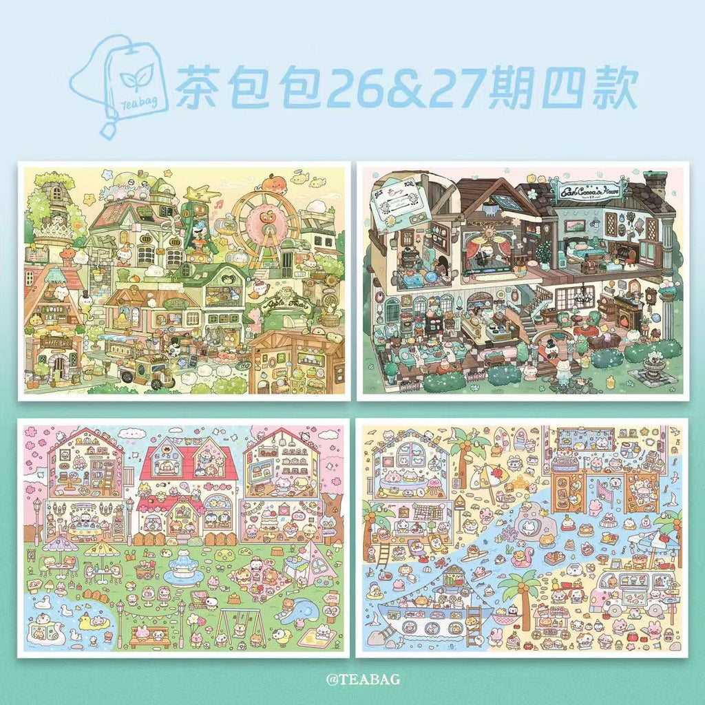 Tiny Animal Friends 3D Scene Sticker