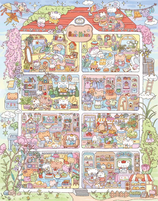 Tiny Animal Friends 3D Scene Sticker