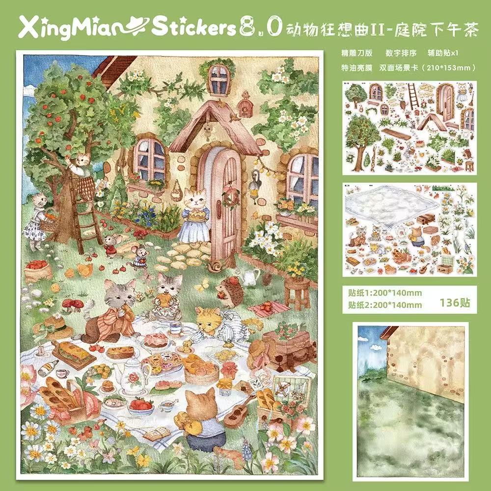 Cloud Bunny Town Fairytale Workshop 3d Landscaping Stickers