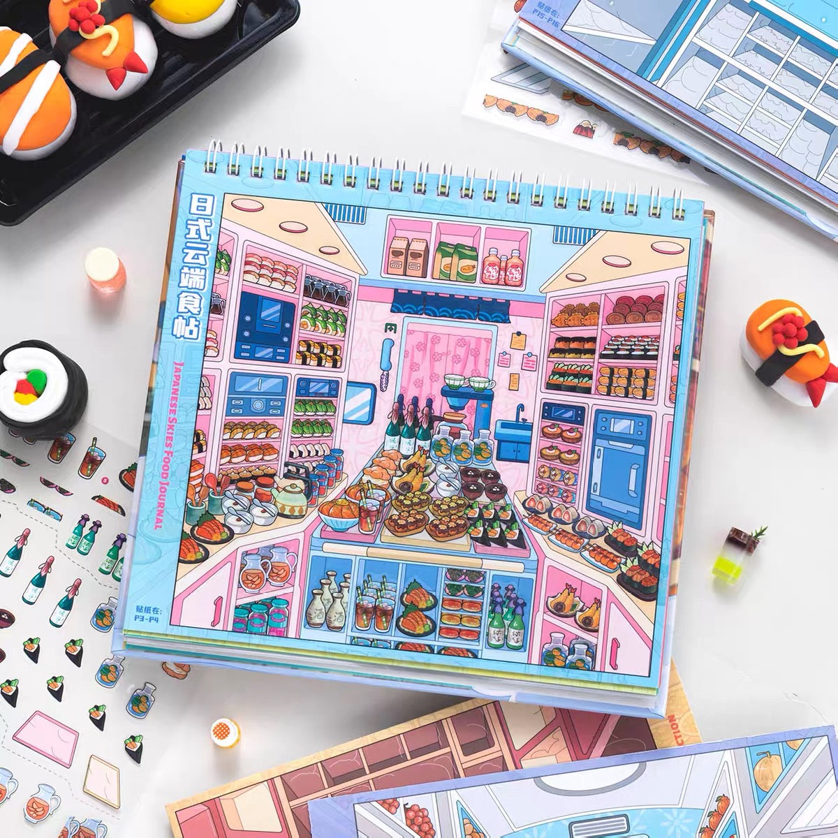 Restocking Sticker Book Collection
