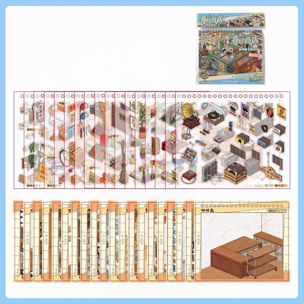 Restocking Sticker Book Collection