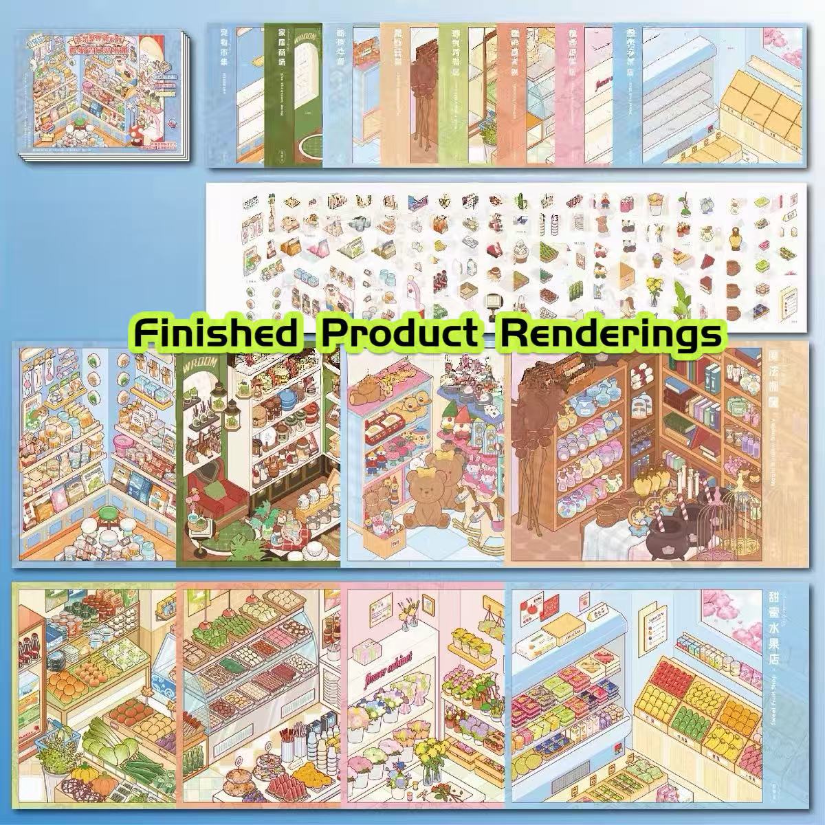 Restocking Sticker Book Collection