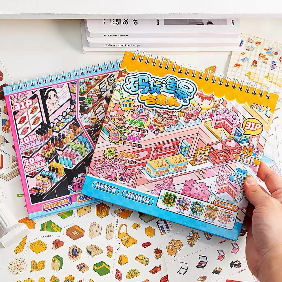Restocking Sticker Book Collection