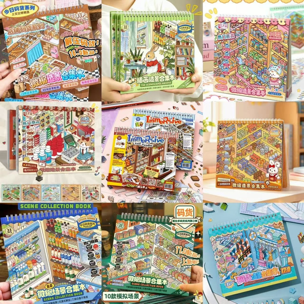 Restocking Sticker Book Collection