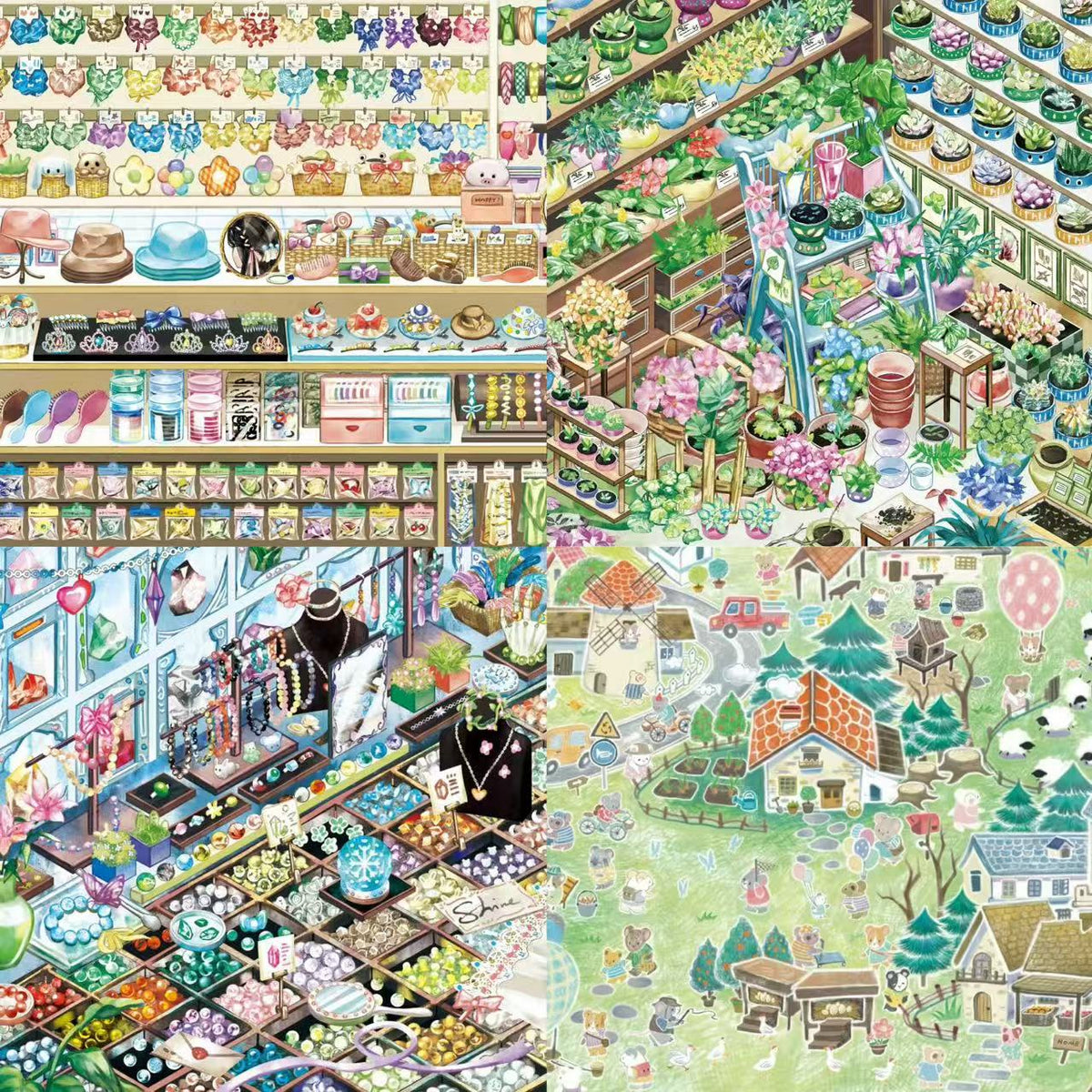 Organize Hair Accessories The Succulent Jewelry Shop Sticker Game