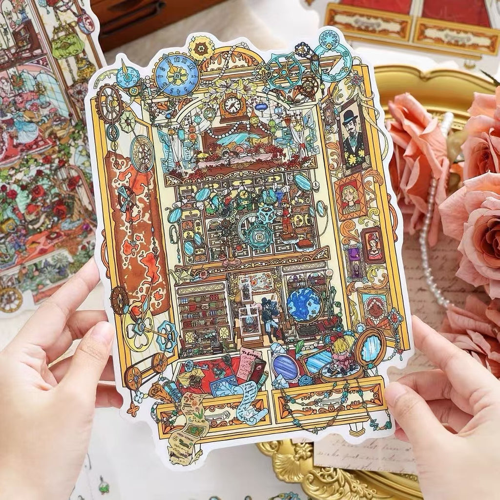 Miniature Scene Stickers The Castle Heist The Vanished Ballroom