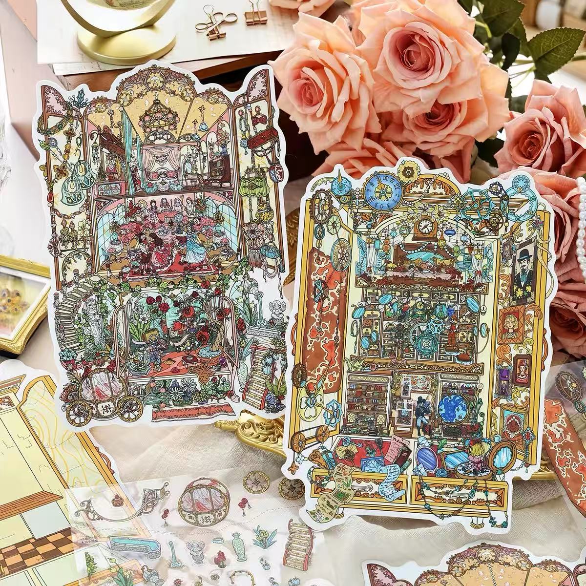 Miniature Scene Stickers The Castle Heist The Vanished Ballroom