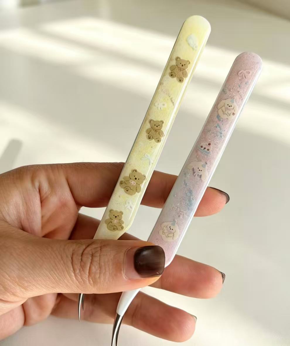 Handmade Cherry Blossom Sakura Resin Tweezers