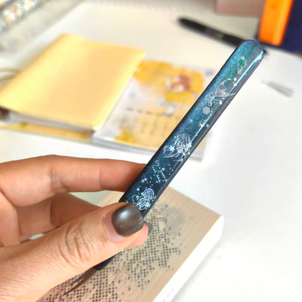Handmade Cherry Blossom Sakura Resin Tweezers