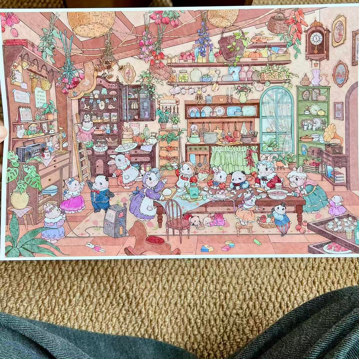 Cloud Bunny Town Fairytale Workshop 3d Landscaping Stickers