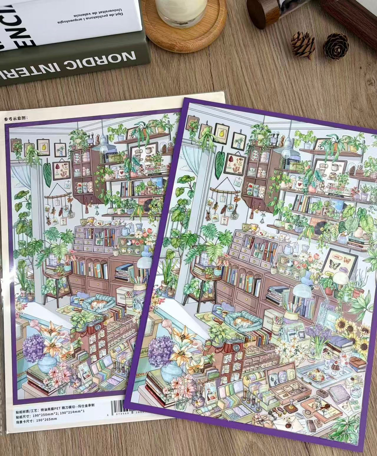 Journaling & Coffee Time 3D Scene Sticker