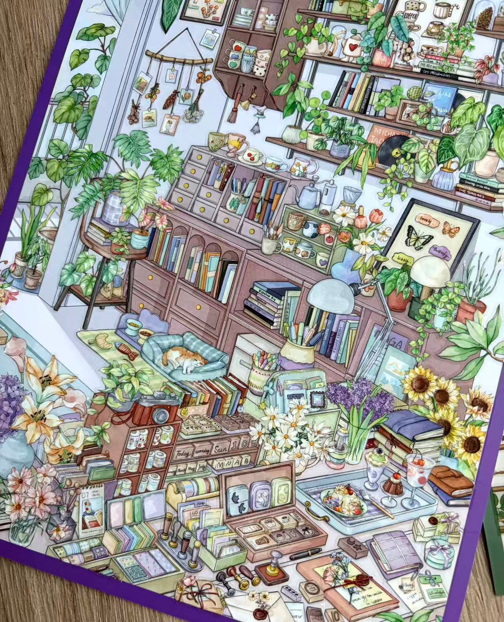 Journaling & Coffee Time 3D Scene Sticker