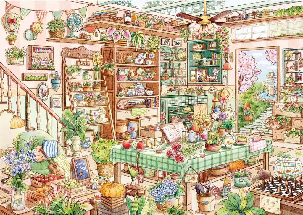 3D Miniature Scene Stickers The Garden Artist