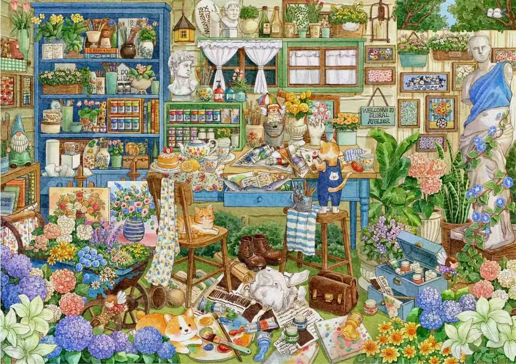 3D Miniature Scene Stickers The Garden Artist