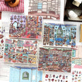 DIY 3D Room Miniature Scene Stickers Kit