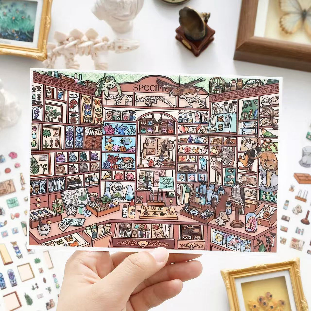 DIY 3D Room Miniature Scene Stickers Kit