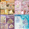 DIY Autumn Frost Fragrance of Sakura Winter Moon Night Swimming Pool 3D Sticker Scene