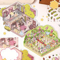 DIY Bridal Shop Raccoon Wedding 3D Scene Stickers