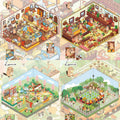 3D Sticker Puzzle Create Beaver’s Happy Life Spring Outing