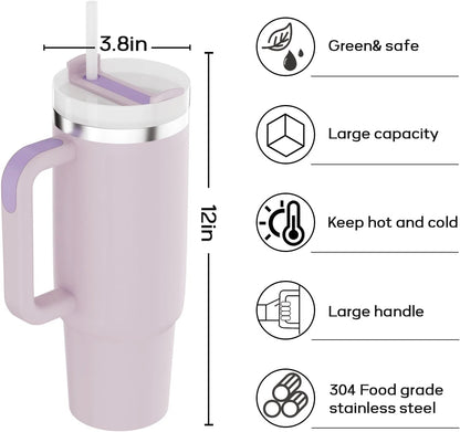 Ultimate Personalized PURPLE Tumbler Set|Tote Bag