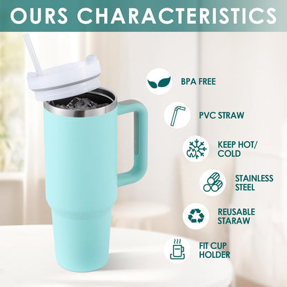 Ultimate Personalized GREEN Tumbler Set|Tote Bag