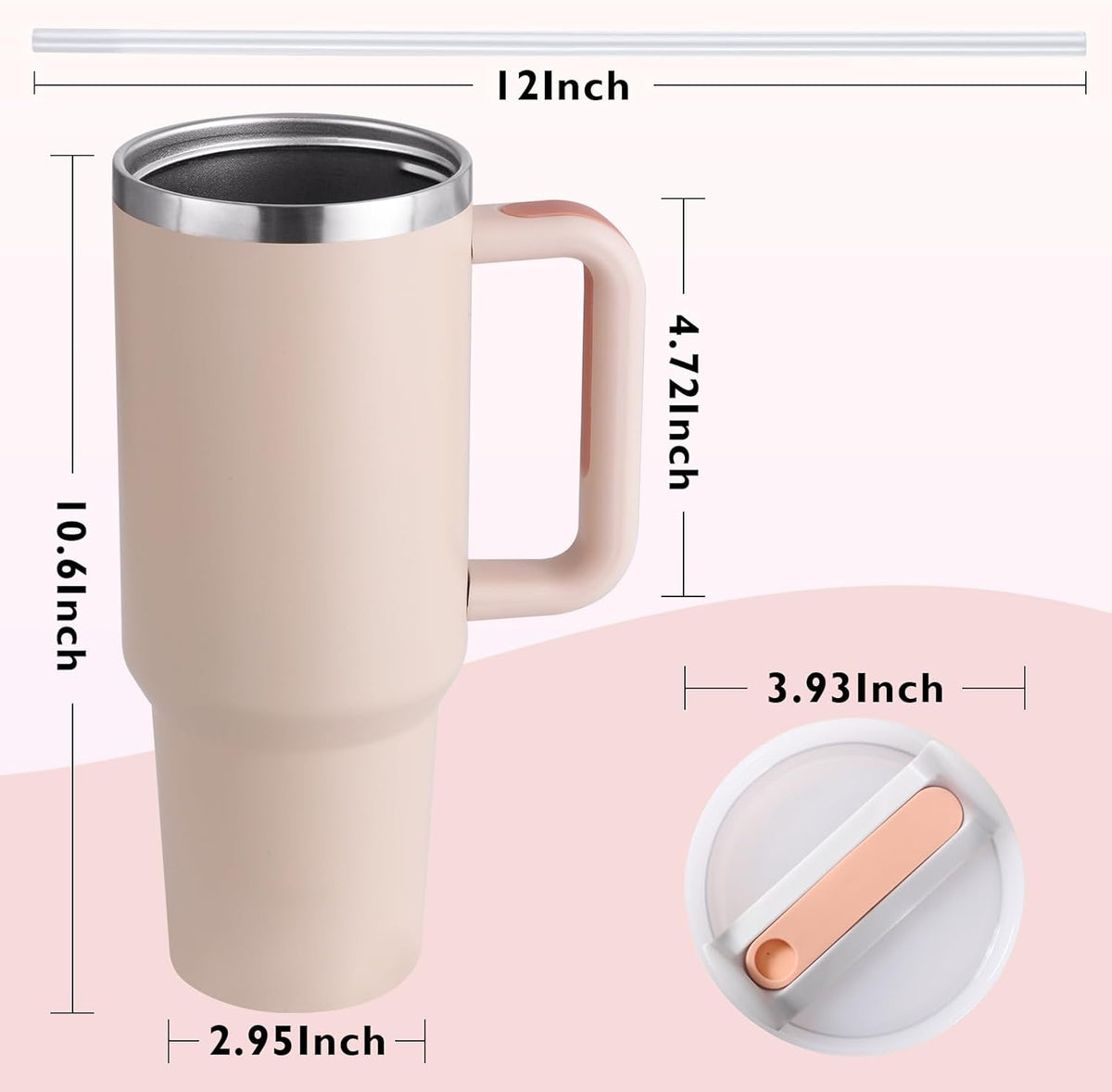 Ultimate Personalized PINK Tumbler Set|Tote Bag