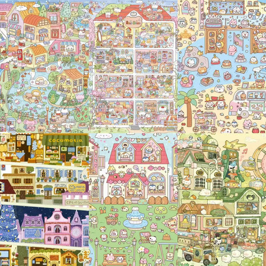 Tiny Animal Friends 3D Scene Sticker