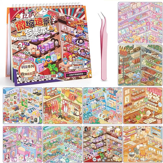 Restocking Sticker Book Collection