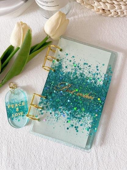Handmade Resin Art Notebook Custom A6 Journal Kit