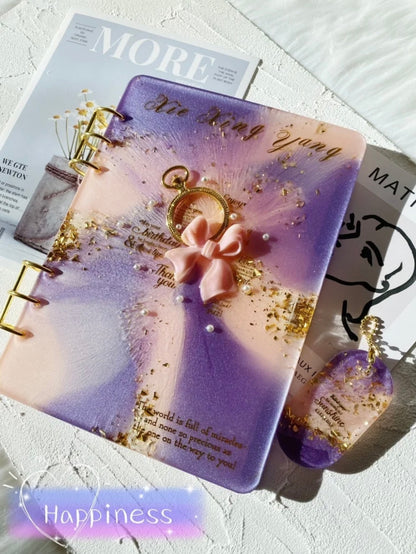 Handmade Resin Art Notebook Custom A6 Journal Kit