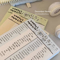 BlueMoon Cat B5 Tear-off Notepad Daily Notes 50PCS