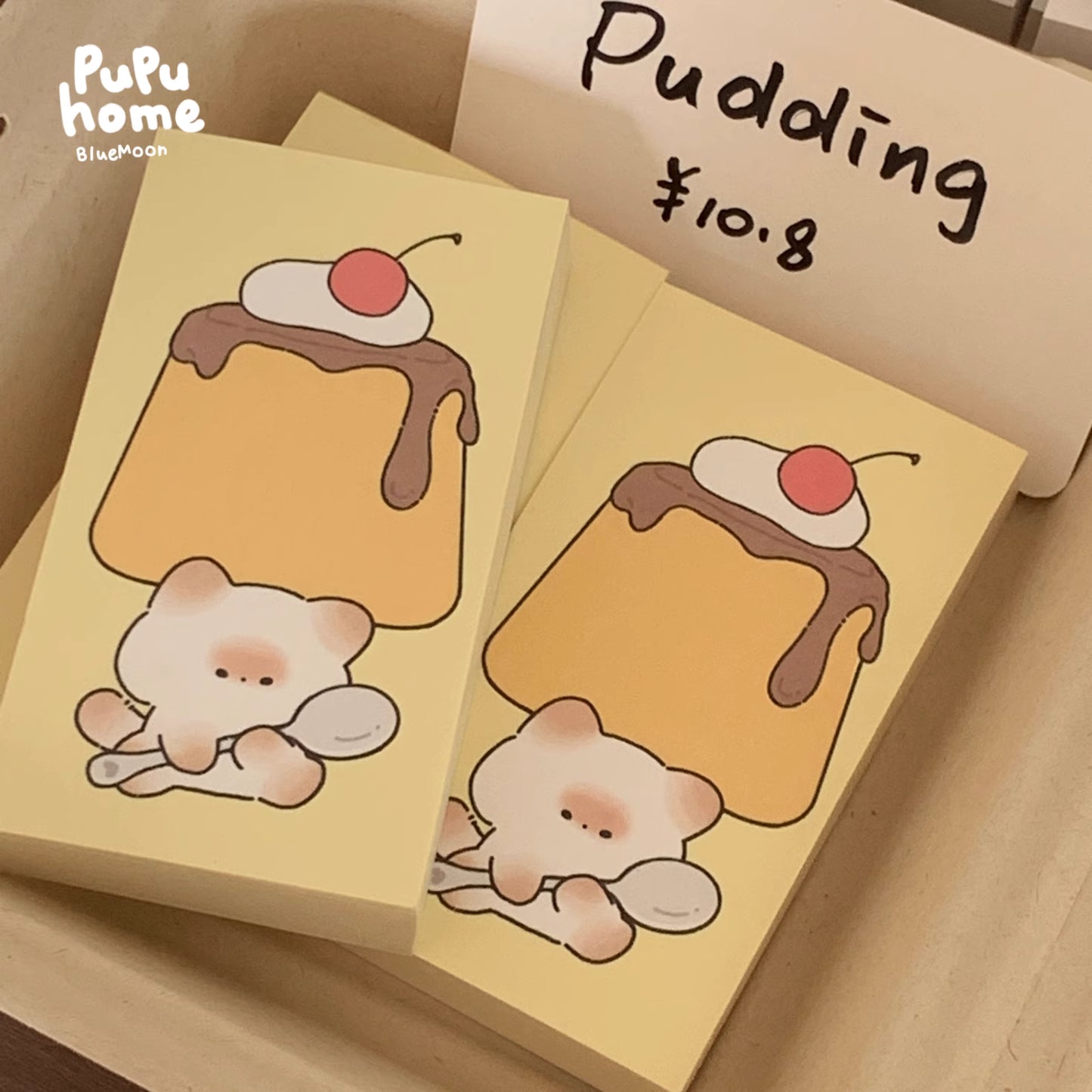 BlueMoon Cute Food-Themed Memo Paper 100PCS