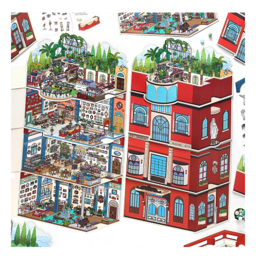 Grand Hotel Roma DIY 3D House Landscape