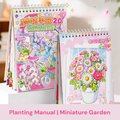Planting Manual Minature Garden DIY Scene Sticker Book