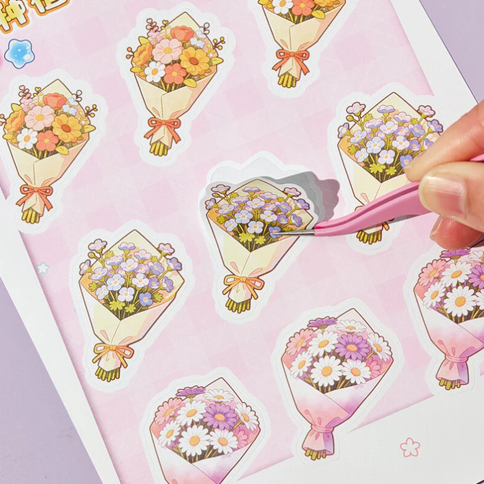 Planting Manual Minature Garden DIY Scene Sticker Book