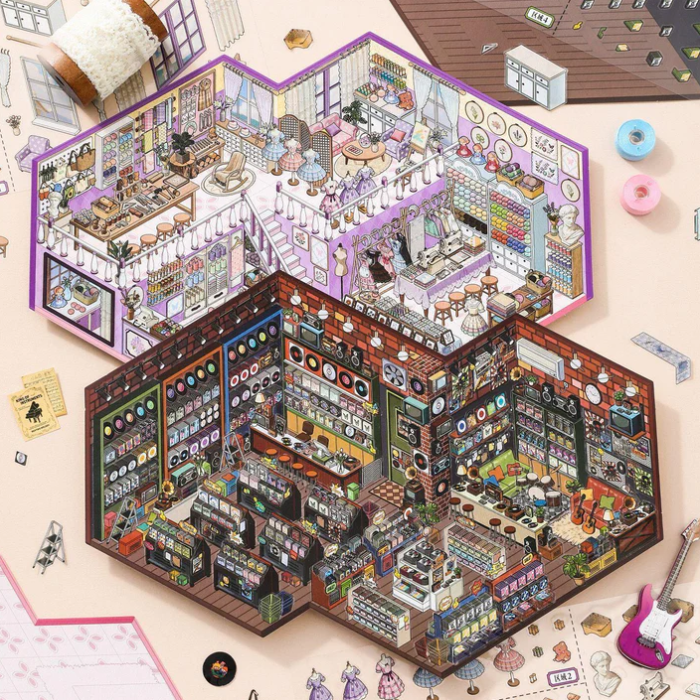 The Glass House Dreamland 3D Sticker Scene