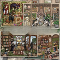 Magic Enchanted Wizardry Workshop Scene Stickers