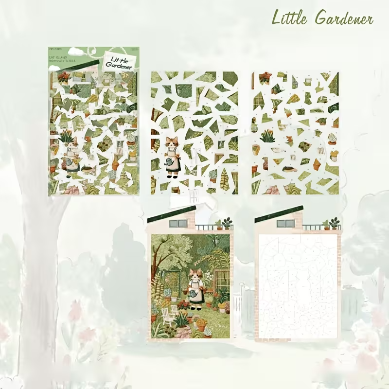 Cat Themed Cute Cat Daily Life Room Stickers for DIY
