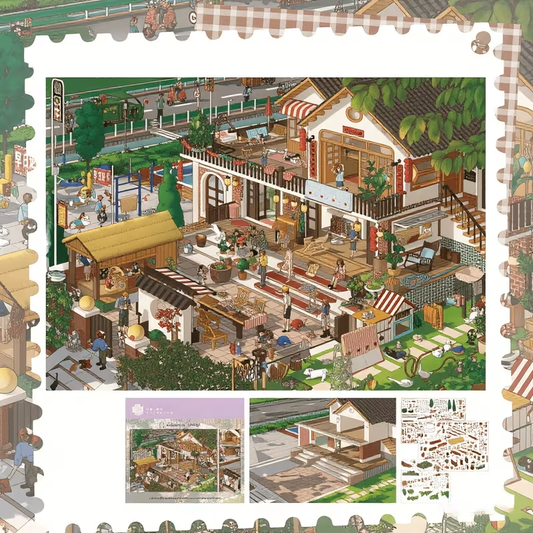 Urban Casual Daily Scene Stickers Collection